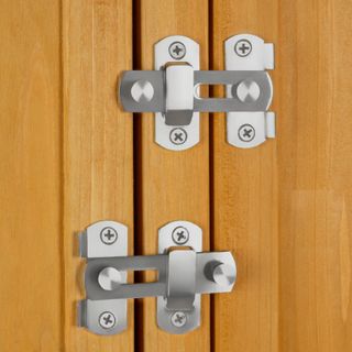 Caseta de jardín para herramientas madera 80.5 x 60 x 213.5 cm marrón