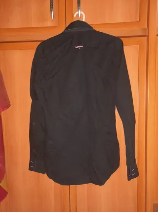 Camisa 7camicie Negra y Morada