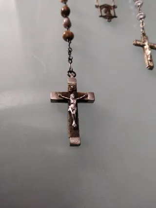 Lote 3 rosarios antiguos