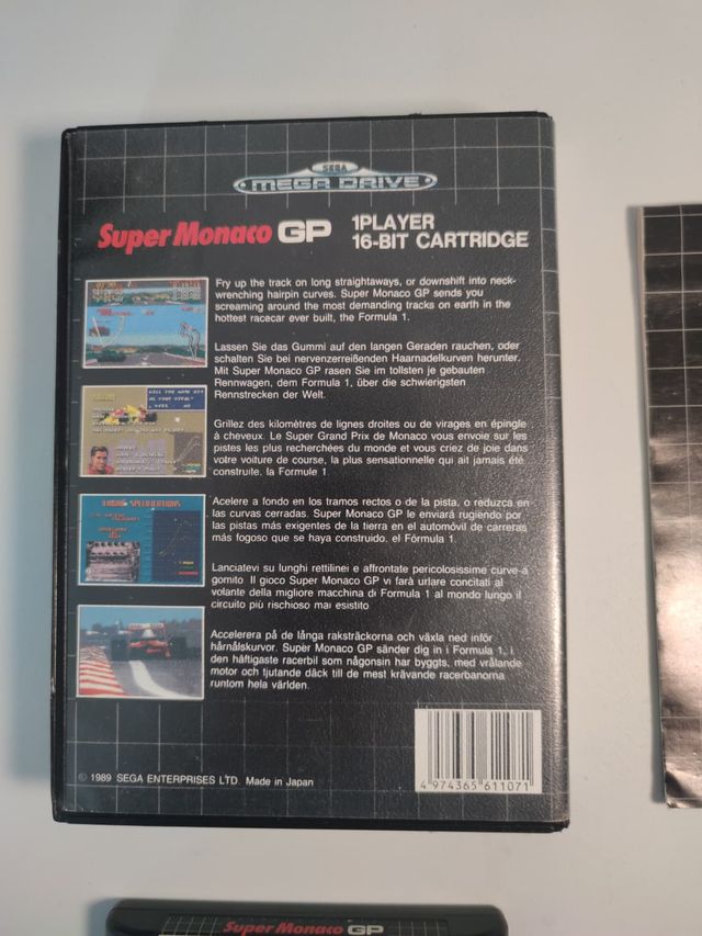 Super Monaco GP Sega Megadrive