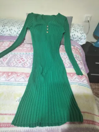 Vestido verde de vestir