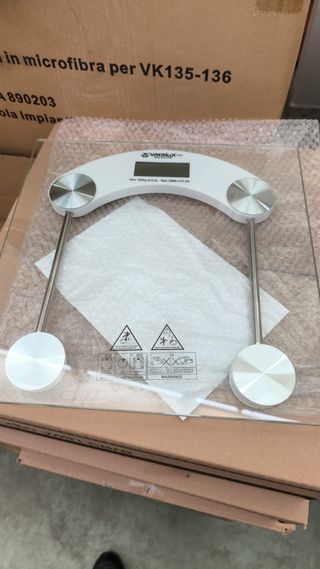 Bilancia Pesapersone in Vetro e Metallo