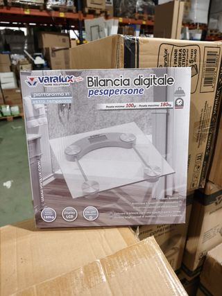 Bilancia Pesapersone in Vetro e Metallo