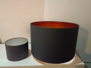 Lote 2 pantallas lámpara