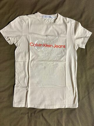 T-shirt Calvin Klein Beige
