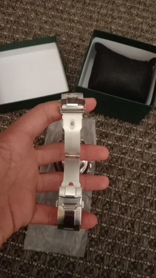 Reloj R Plata Cronógrafo