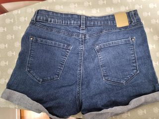 Pantaloncini jeans Stradivarius blu