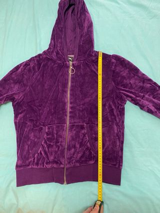 Chándal terciopelo Zara morado