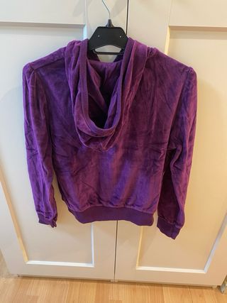 Chándal terciopelo Zara morado