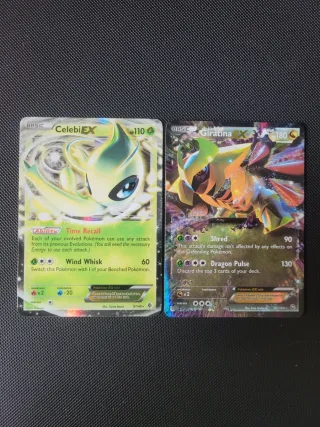 Carte Pokemon Celebi EX e Giratina EX Inglesi