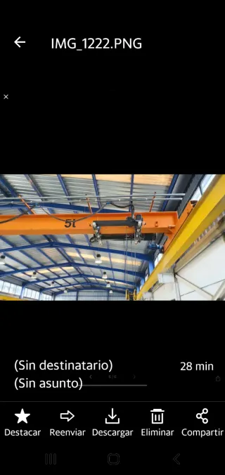 Puente grúa monorail ATEC Polipasto de 5T