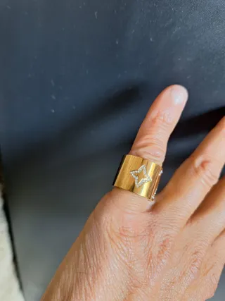 Anello donna con stelle e zirconi