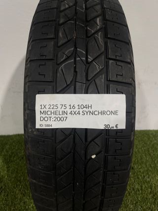 225 75 16 104H MICHELIN 4x4 SYNCHRONE