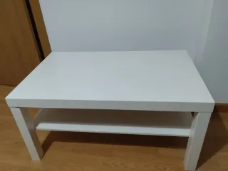 Mesa auxiliar blanca Ikea