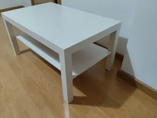 Mesa auxiliar blanca Ikea