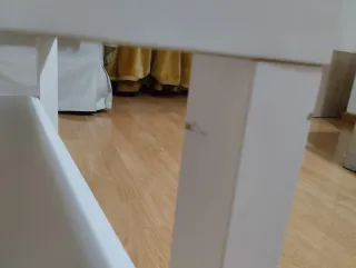 Mesa auxiliar blanca Ikea