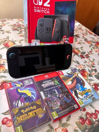 Nintendo Switch 2 + tre giochi pokemon inclusi