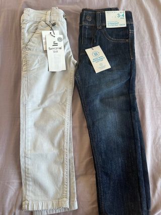 Pantalones T3-4 +regala