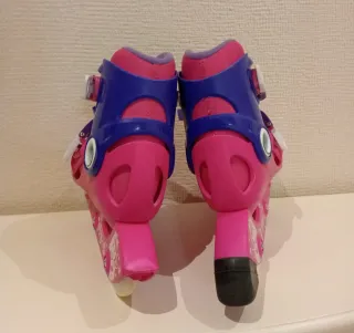 Patines en línea Oxelo rosas y morados