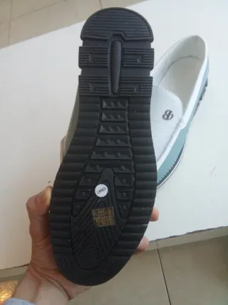 Mocasines Azul y Blanco shein