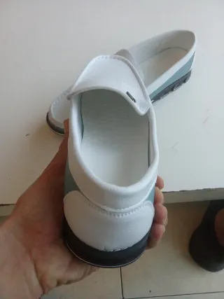 Mocasines Azul y Blanco shein