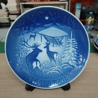 Piatto Natale B&G Copenaghen 1980