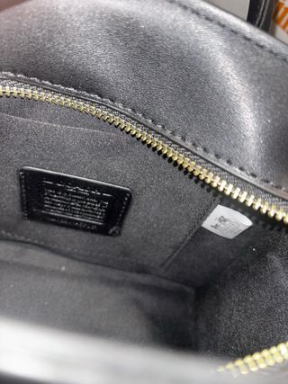 Bolso Coach Negro/Marrón con 2 Correas