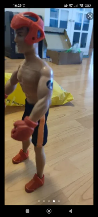 Muñeco Action Man Boxeador