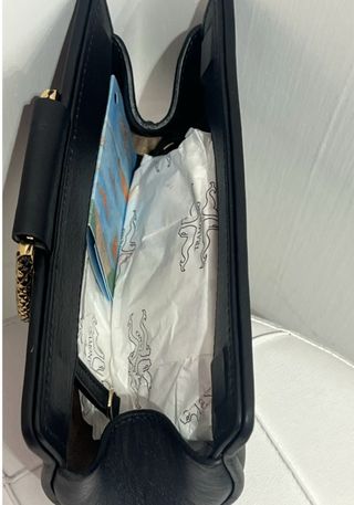 Bolso Piel Tramontano Negro Serpiente