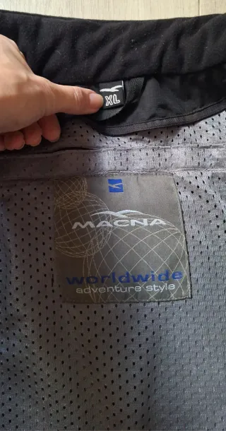Chaqueta de moto MACNA Speedteam XL (piel+ textil)