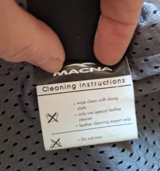 Chaqueta de moto MACNA Speedteam XL (piel+ textil)