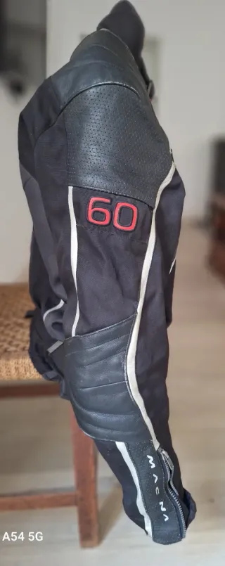 Chaqueta de moto MACNA Speedteam XL (piel+ textil)