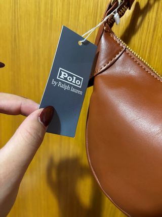 Bolso Polo Ralph Lauren Marrón Dorado