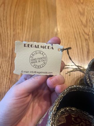 Máscara veneciana artesanal