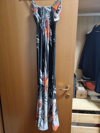 Maxi abito estivo senza maniche