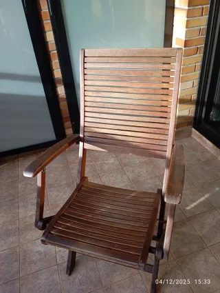 Mesa y 2 sillas de Teka