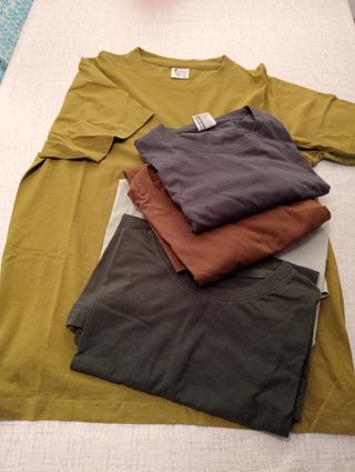 5 Camisetas ALPIDEX Hombre.Talla XXL.