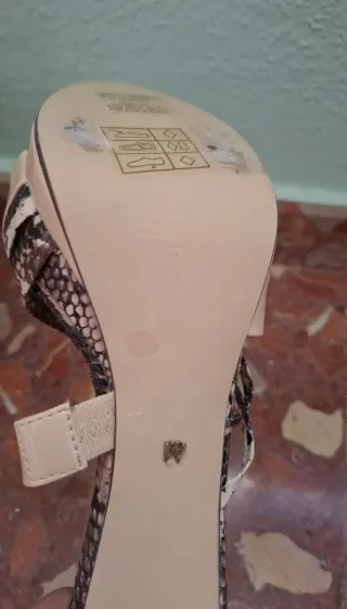 Sandalias Mariamare Beige Multicolor