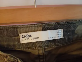 Pantalones Zara camuflaje