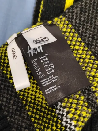 Conjunto Gorro y Bufanda Niño Batman