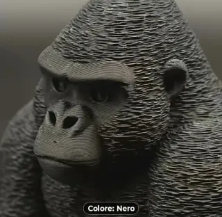 Gorilla Stampato 3D Action Figure