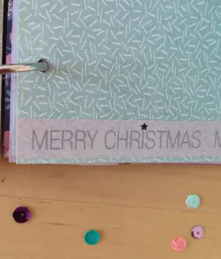 Taller Scrapbook Lleida Mini àlbum de Nadal