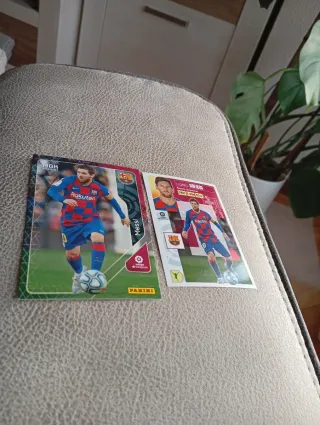 Lote cromos Messi Liga Este y Megacracks