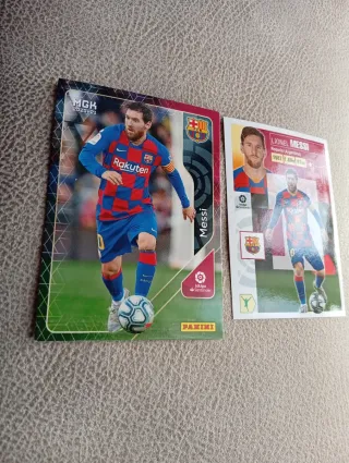 Lote cromos Messi Liga Este y Megacracks