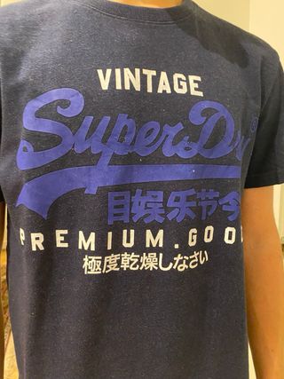 Camiseta Superdry Azul marino