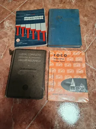 Lote 4 Libri Tecnici Vintage