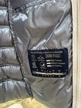 Cazadora plumífero gris Henry Arroway Talla M