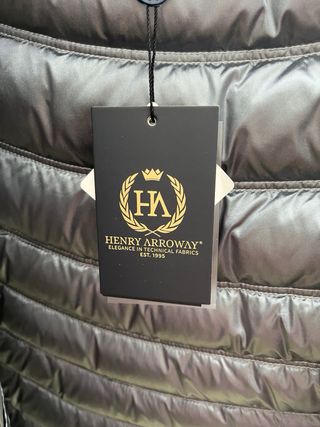 Cazadora plumífero gris Henry Arroway Talla M