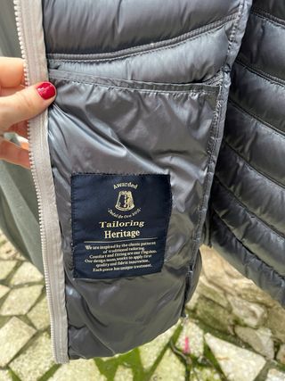 Cazadora plumífero gris Henry Arroway Talla M