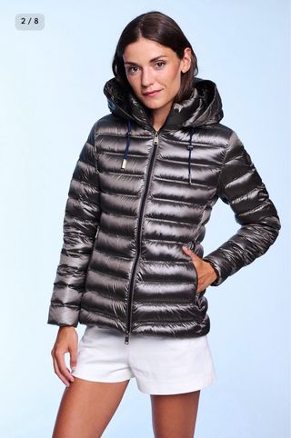 Cazadora plumífero gris Henry Arroway Talla M